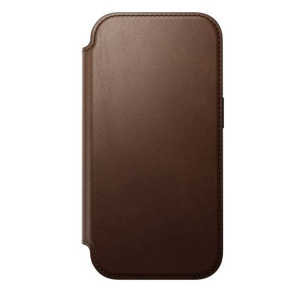 Nomad Modern Leather Folio brown - iPhone 18 Pro/17 Pro