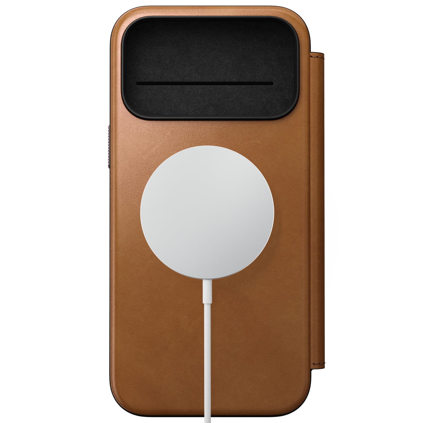 Nomad Modern Leather Folio english tan - iPhone 18 Pro Max/17 Pro Max