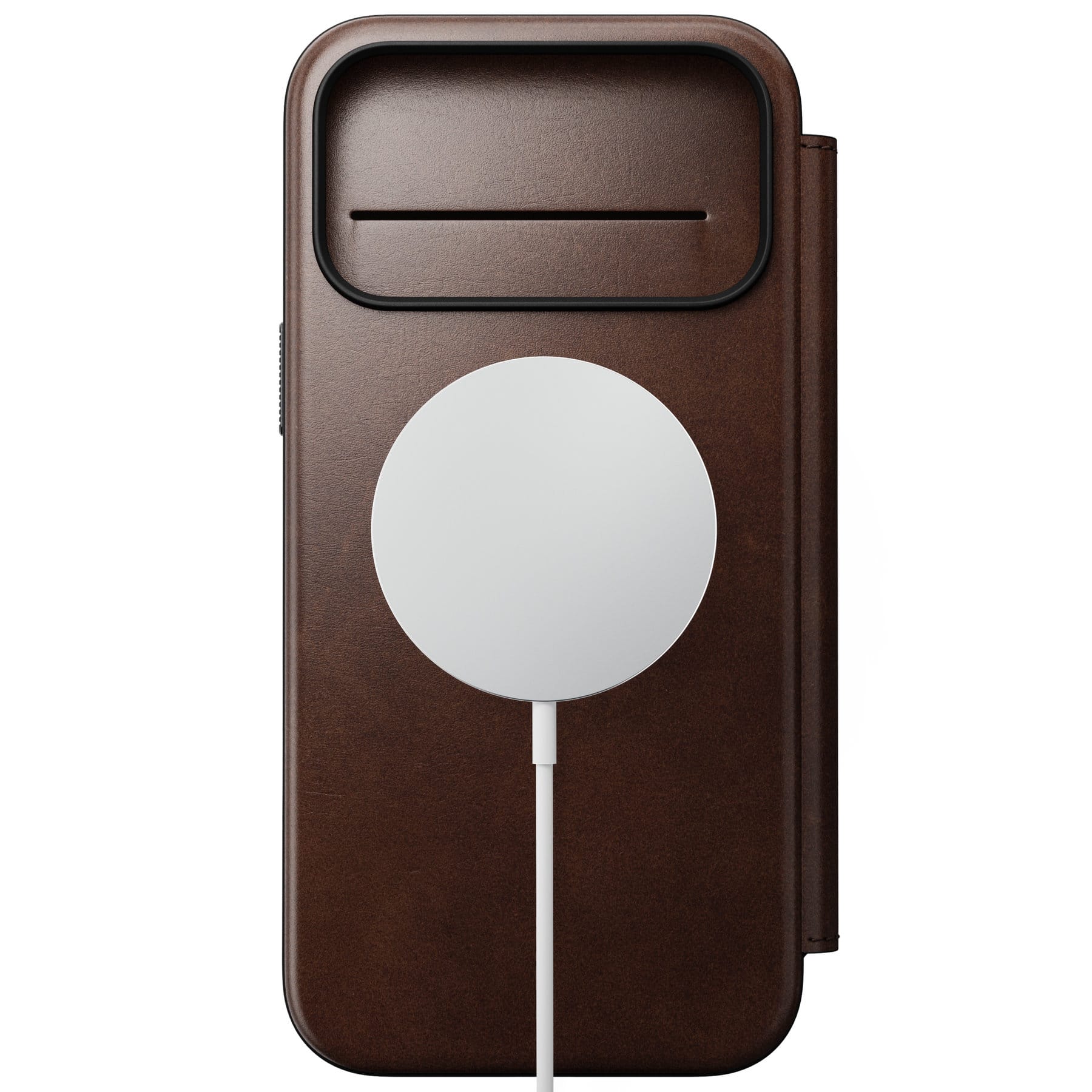 Nomad Modern Leather Folio rustic brown (Horween) - iPhone 18 Pro Max/17 Pro Max