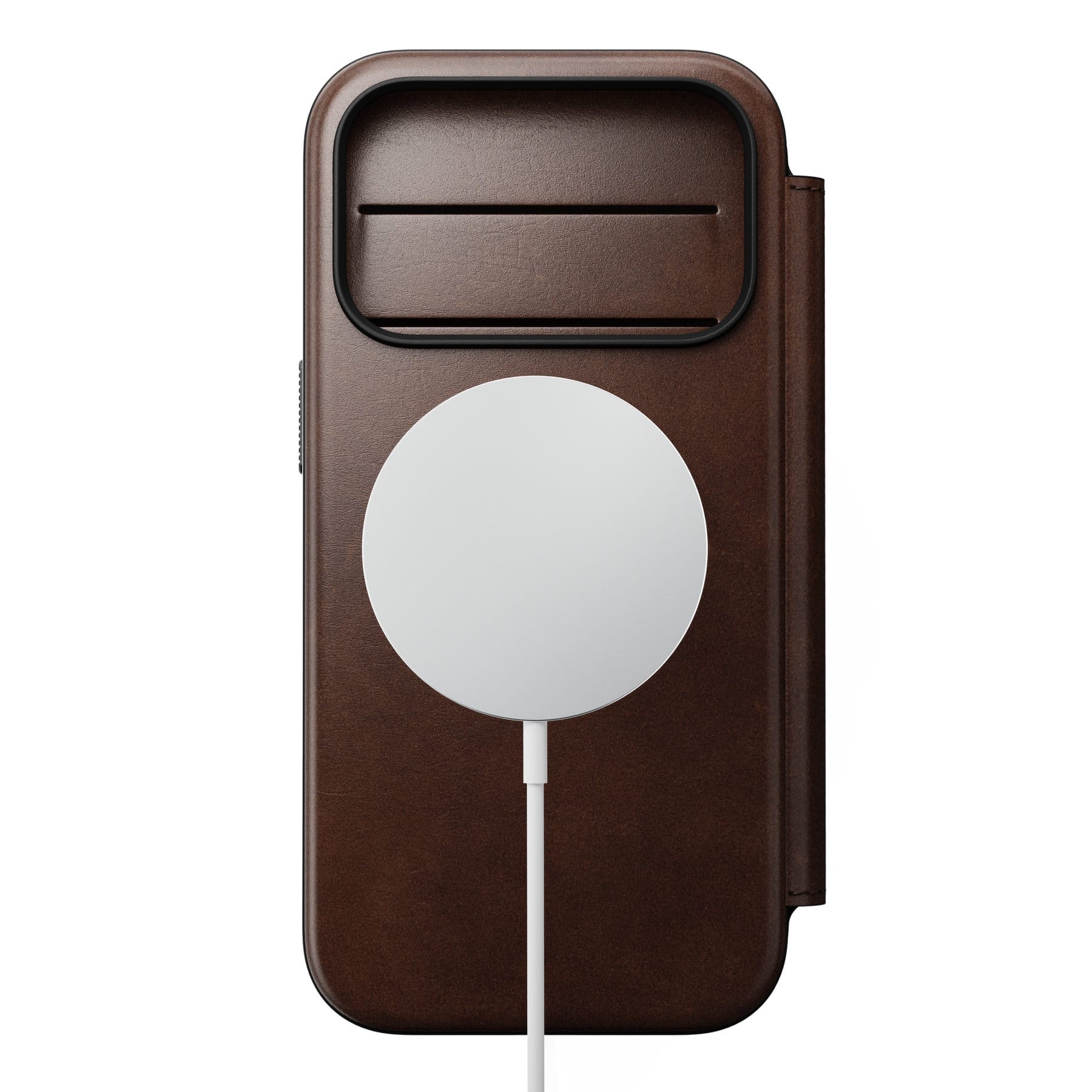 Nomad Modern Leather Folio rustic brown (Horween) - iPhone 18 Pro/17 Pro