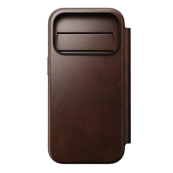 Nomad Modern Leather Folio rustic brown (Horween) - iPhone 18 Pro/17 Pro