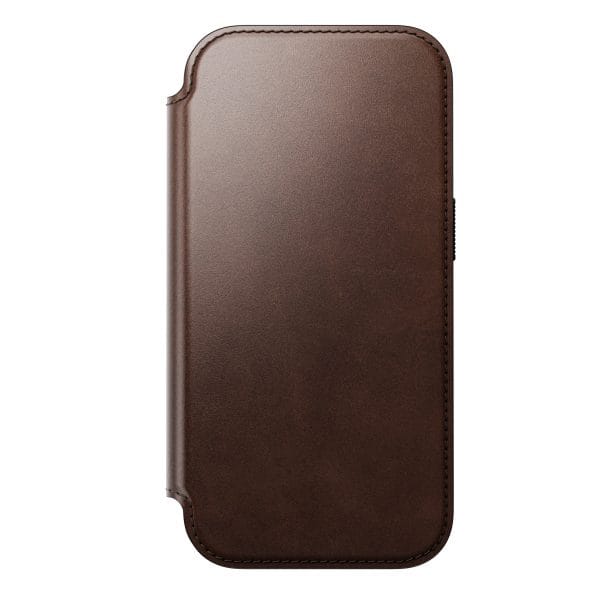 Nomad Modern Leather Folio rustic brown (Horween) - iPhone 18 Pro/17 Pro