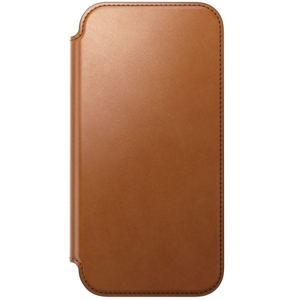 Nomad Modern Leather Folio saddle (Horween) - iPhone 18 Pro Max/17 Pro Max