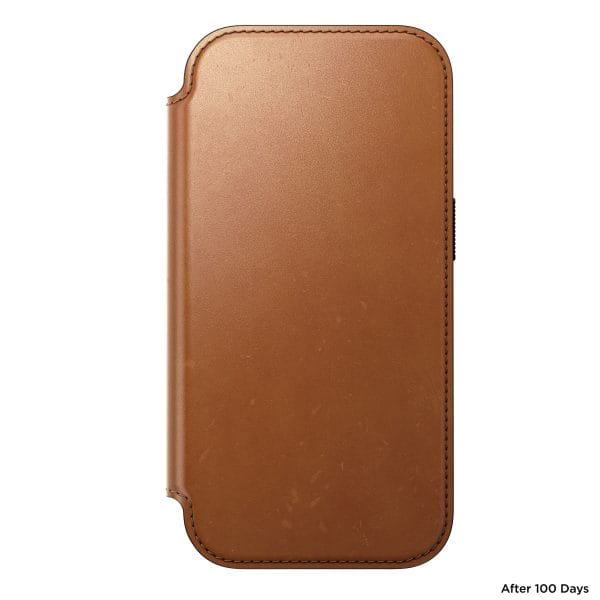 Nomad Modern Leather Folio saddle (Horween) - iPhone 18 Pro/17 Pro