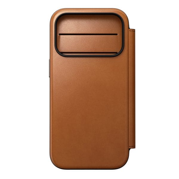 Nomad Modern Leather Folio saddle (Horween) - iPhone 18 Pro/17 Pro