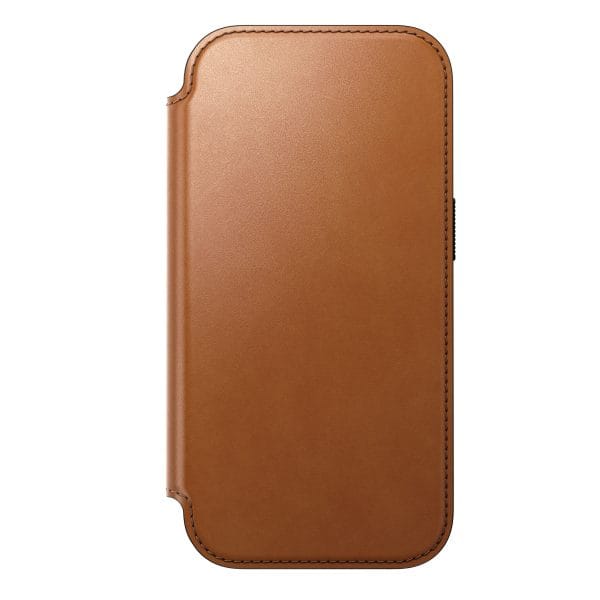Nomad Modern Leather Folio saddle (Horween) - iPhone 18 Pro/17 Pro