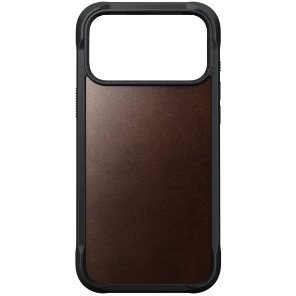 Nomad Rugged Leather Case rustic brown (Horween) - iPhone 18 Pro Max/17 Pro Max
