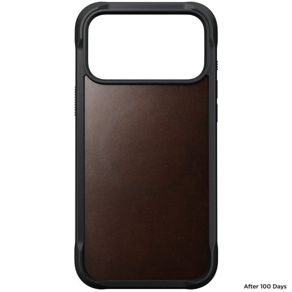 Nomad Rugged Leather Case rustic brown (Horween) - iPhone 18 Pro Max/17 Pro Max