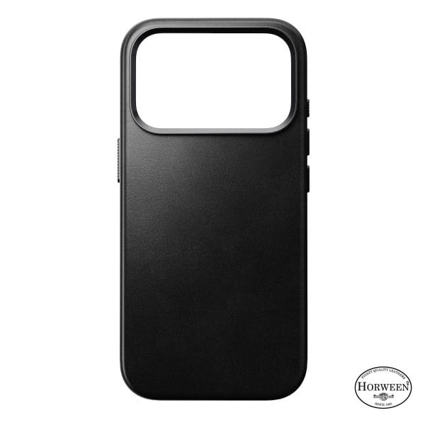 Nomad Traditional Leather Case black (Horween) - iPhone 18 Pro/17 Pro
