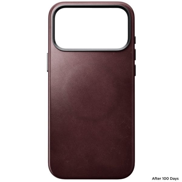 Nomad Traditional Leather Case burgundy (Horween) - iPhone 18 Pro Max/17 Pro Max