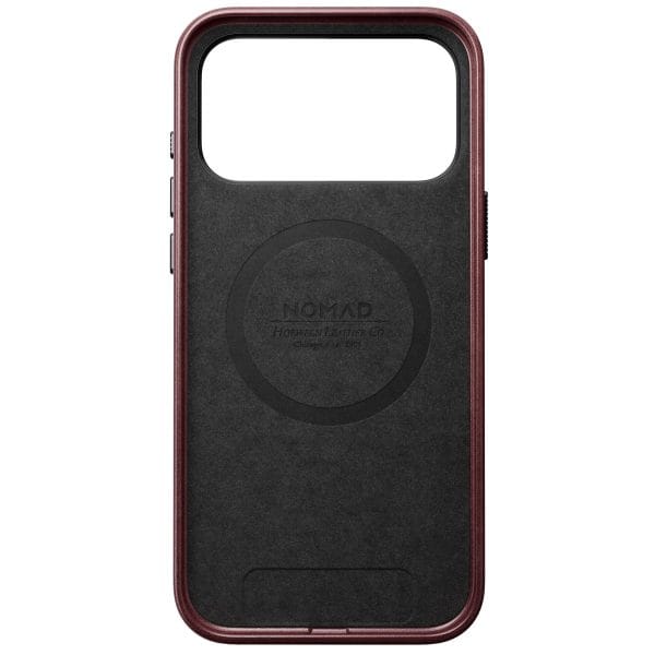 Nomad Traditional Leather Case burgundy (Horween) - iPhone 18 Pro Max/17 Pro Max