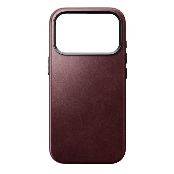 Nomad Traditional Leather Case burgundy (Horween) - iPhone 18 Pro/17 Pro