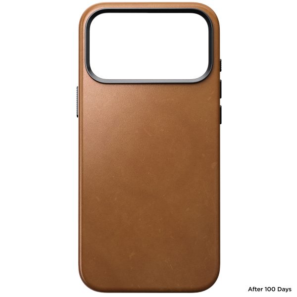 Nomad Traditional Leather Case english tan - iPhone 18 Pro Max/17 Pro Max
