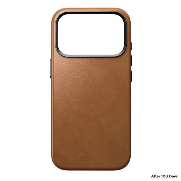 Nomad Traditional Leather Case english tan - iPhone 18 Pro/17 Pro