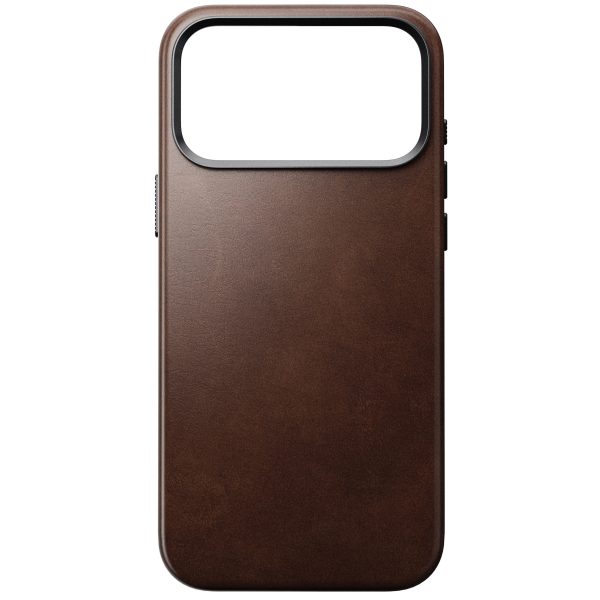 Nomad Traditional Leather Case rustic brown (Horween) - iPhone 18 Pro Max/17 Pro Max