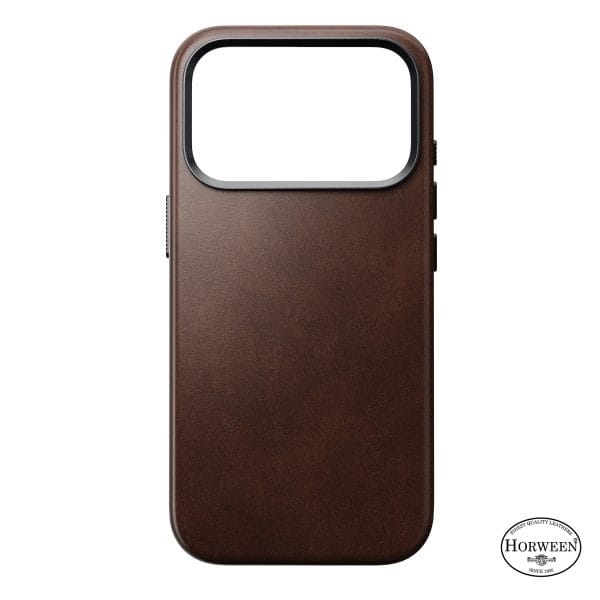 Nomad Traditional Leather Case rustic brown (Horween) - iPhone 18 Pro/17 Pro