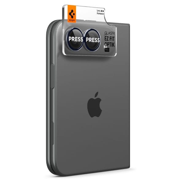 Spigen Glass tR EZ Fit Optik Pro 2 Pack black - iPhone Duo