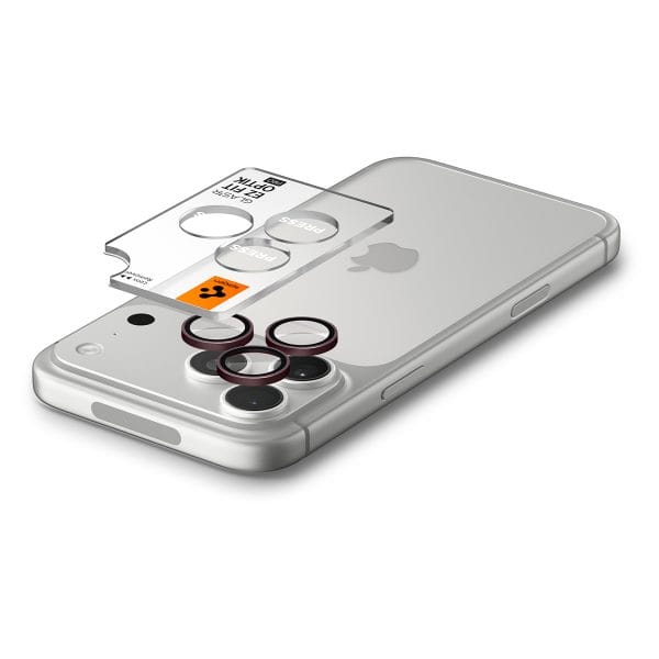 Spigen Glass tR EZ Fit Optik Pro 2 Pack dark cherry - iPhone 18 Pro Max/18 Pro