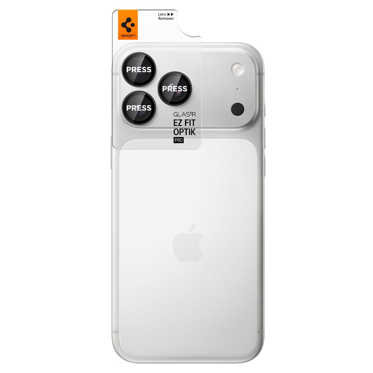 Spigen Glass tR EZ Fit Optik Pro 2 Pack dark gray - iPhone 18 Pro Max/18 Pro