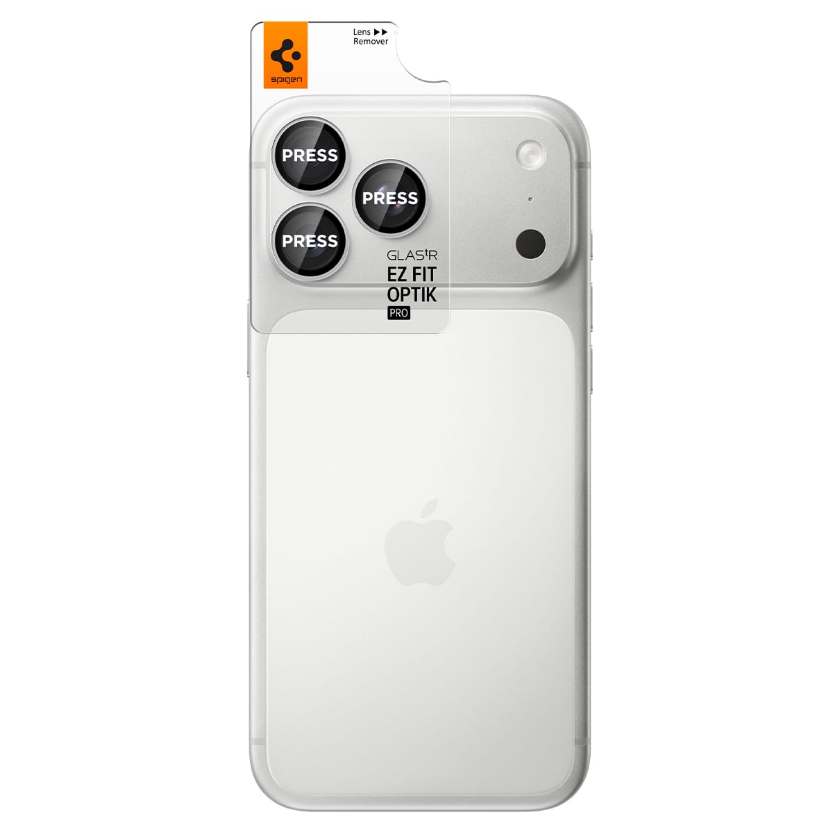 Spigen Glass tR EZ Fit Optik Pro 2 Pack silver - iPhone 18 Pro Max/18 Pro