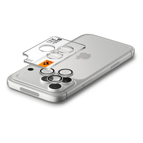 Spigen Glass tR EZ Fit Optik Pro 2 Pack silver - iPhone 18 Pro Max/18 Pro