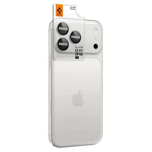 Spigen Glass tR EZ Fit Optik Pro 2 Pack silver - iPhone 18 Pro Max/18 Pro