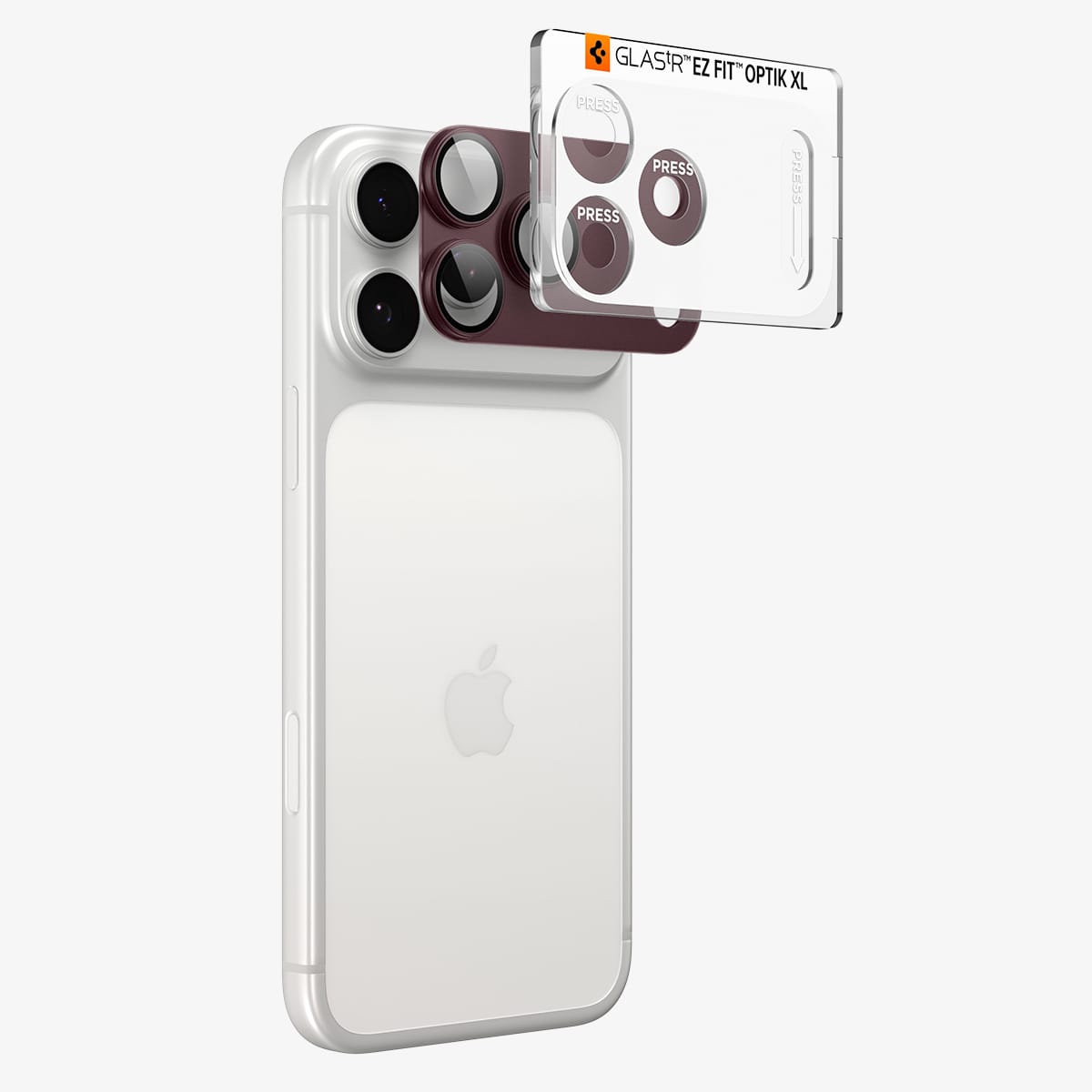 Spigen Glass tR EZ Fit Optik Pro XL 1 Pack dark cherry - iPhone 18 Pro Max