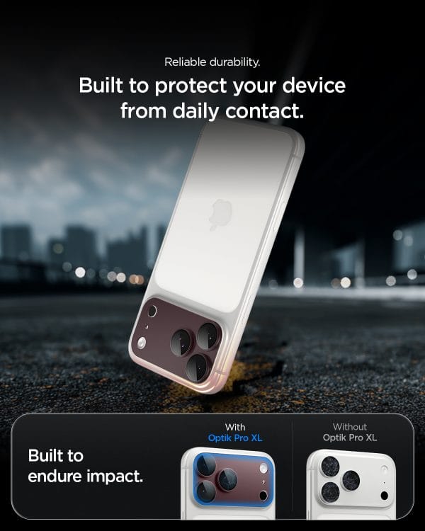 Spigen Glass tR EZ Fit Optik Pro XL 1 Pack dark cherry - iPhone 18 Pro Max
