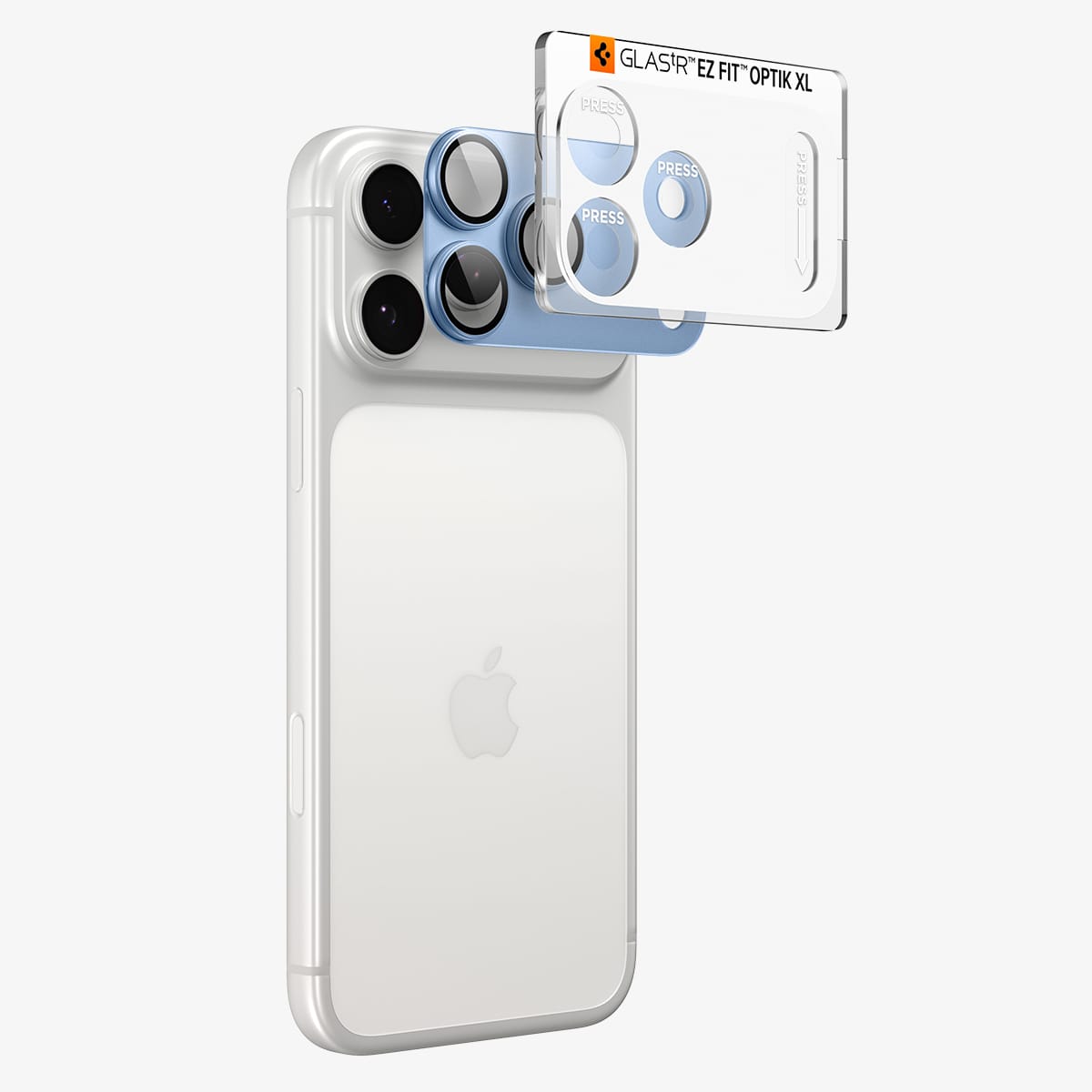Spigen Glass tR EZ Fit Optik Pro XL 1 Pack light blue - iPhone 18 Pro