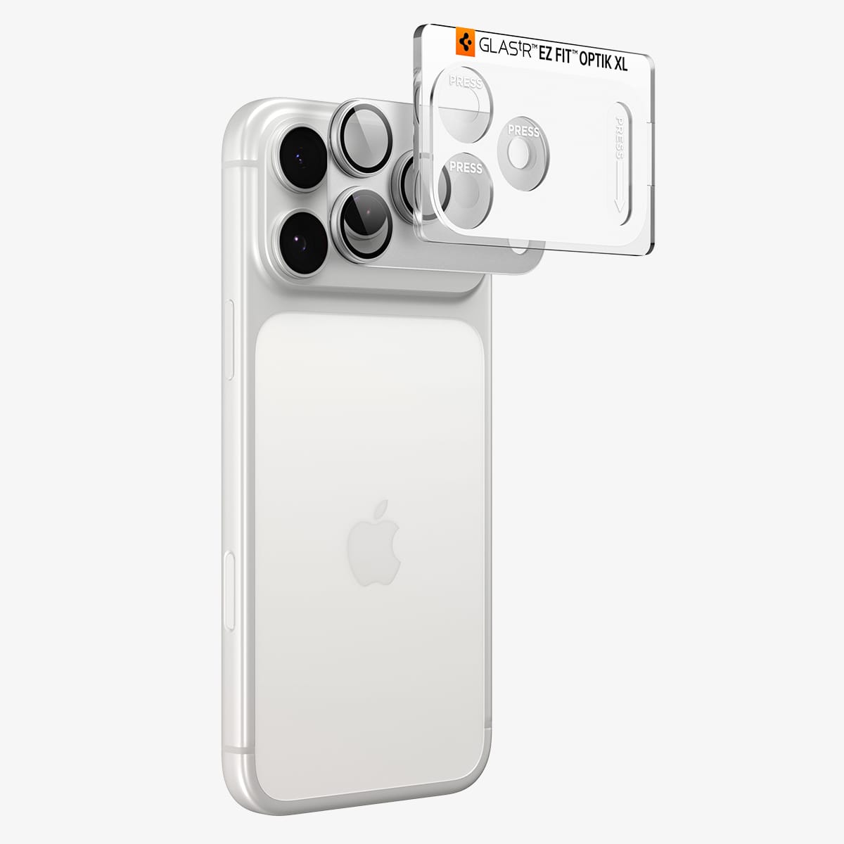 Spigen Glass tR EZ Fit Optik Pro XL 1 Pack silver - iPhone 18 Pro Max