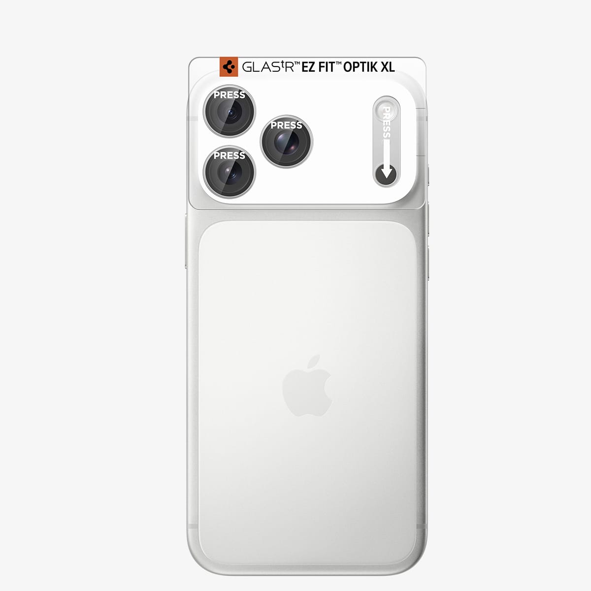Spigen Glass tR EZ Fit Optik Pro XL 1 Pack silver - iPhone 18 Pro Max