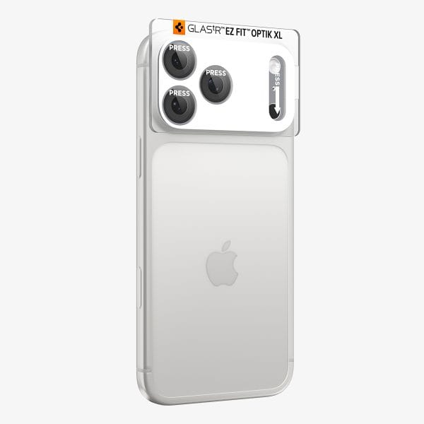 Spigen Glass tR EZ Fit Optik Pro XL 1 Pack silver - iPhone 18 Pro Max
