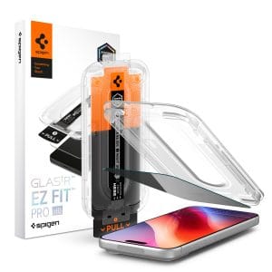 Τζάμι Privacy iPhone 18 Pro Spigen GLAS.tR EZ Fit Pro HD 1-Pack AGL12028