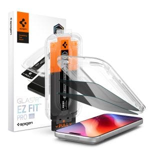 Τζάμι Privacy iPhone 18 Pro Max Spigen GLAS.tR EZ Fit Pro HD 2-Pack AGL12033