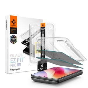 Privacy Τζάμι Προστασίας iPhone Duo Spigen Glas.tR EZ Fit Pro HD 2-Pack AGL12015