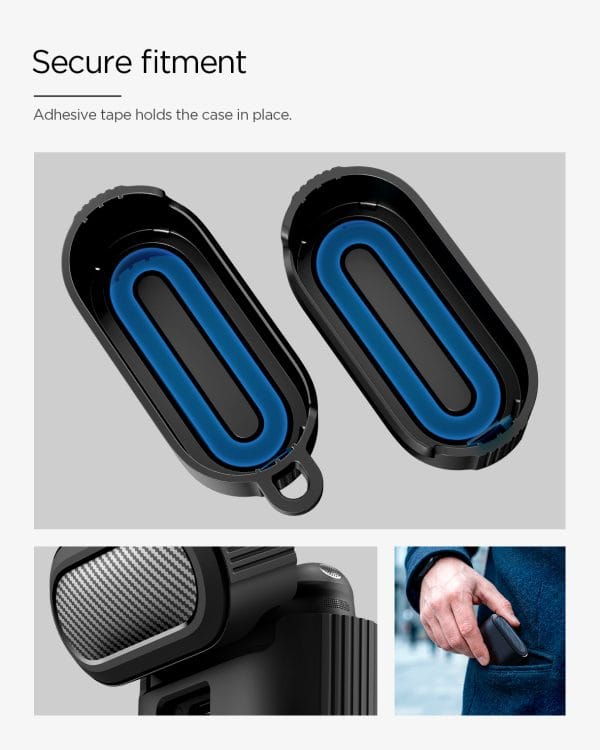 Spigen Rugged Armor matte black - Sony WF-1000XM6