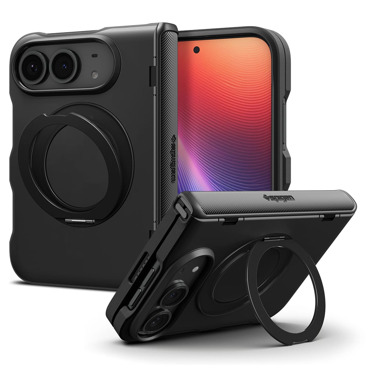 Spigen Slim Armor Pro S MagSafe black - iPhone Duo