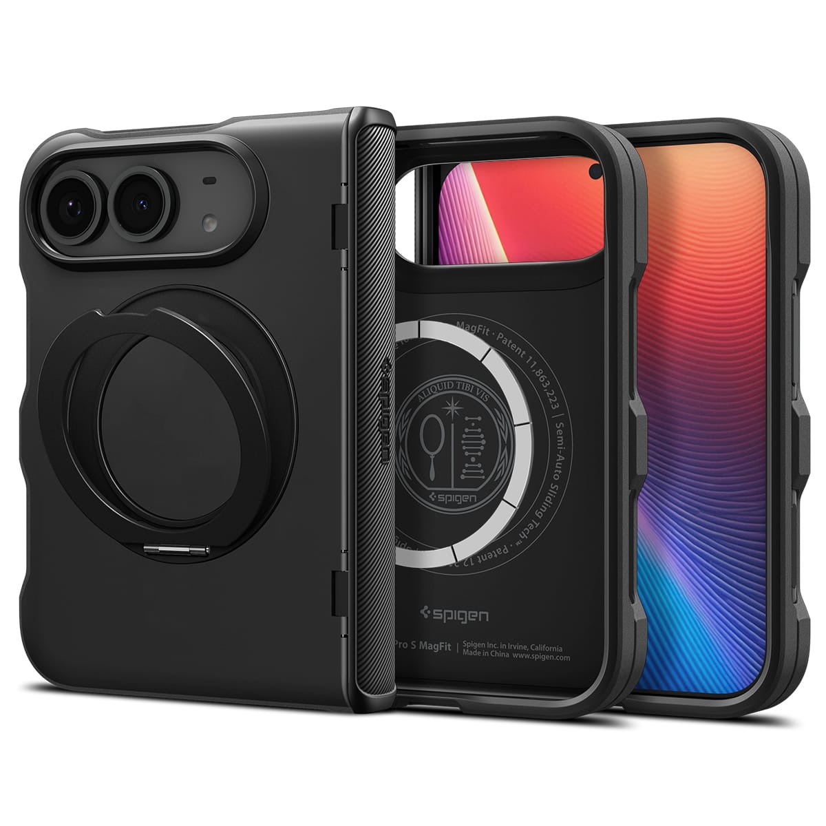 Θήκη iPhone Duo Spigen Slim Armor Pro S MagFit Black ACS11780