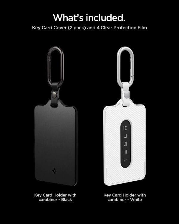 Spigen Tesla Card Holder 2 Pack black and white - Tesla Key Card