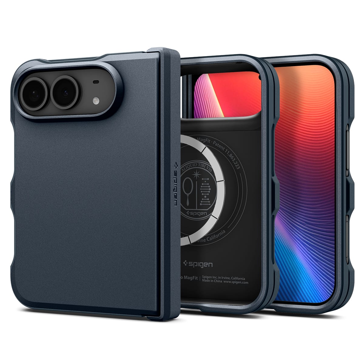 Θήκη iPhone Duo Spigen Tough Armor Pro MagFit Metal Slate ACS11691