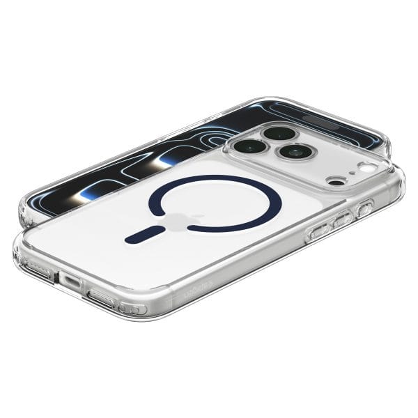 Spigen Ultra Hybrid MagSafe clear deep blue - iPhone 18 Pro/17 Pro