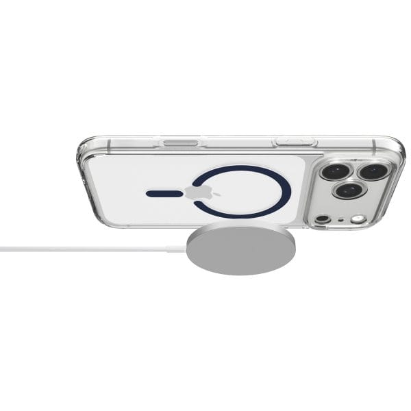 Spigen Ultra Hybrid MagSafe clear deep blue - iPhone 18 Pro/17 Pro