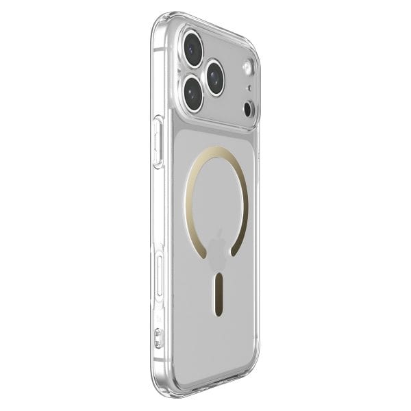 Spigen Ultra Hybrid MagSafe clear gold - iPhone 18 Pro/17 Pro