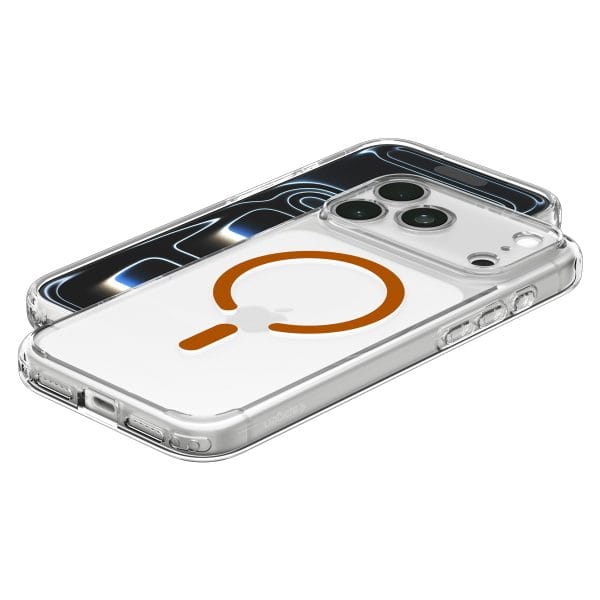 Spigen Ultra Hybrid MagSafe clear orange - iPhone 18 Pro Max/17 Pro Max