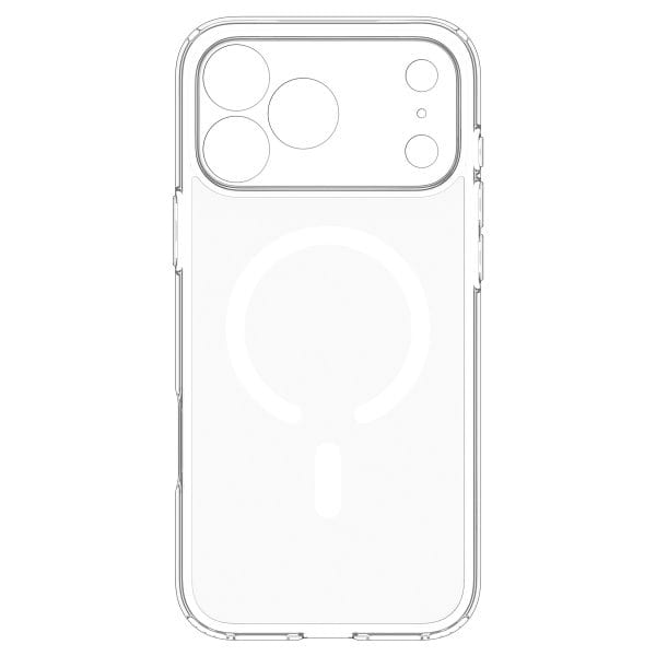 Spigen Ultra Hybrid MagSafe clear white - iPhone 18 Pro/17 Pro