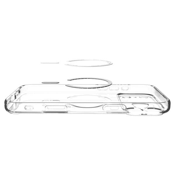 Spigen Ultra Hybrid MagSafe clear white - iPhone 18 Pro/17 Pro