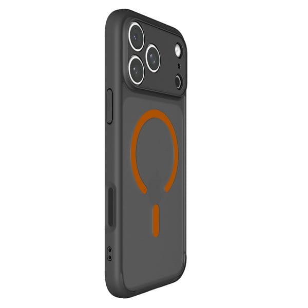 Spigen Ultra Hybrid MagSafe frost black orange - iPhone 18 Pro Max/17 Pro Max