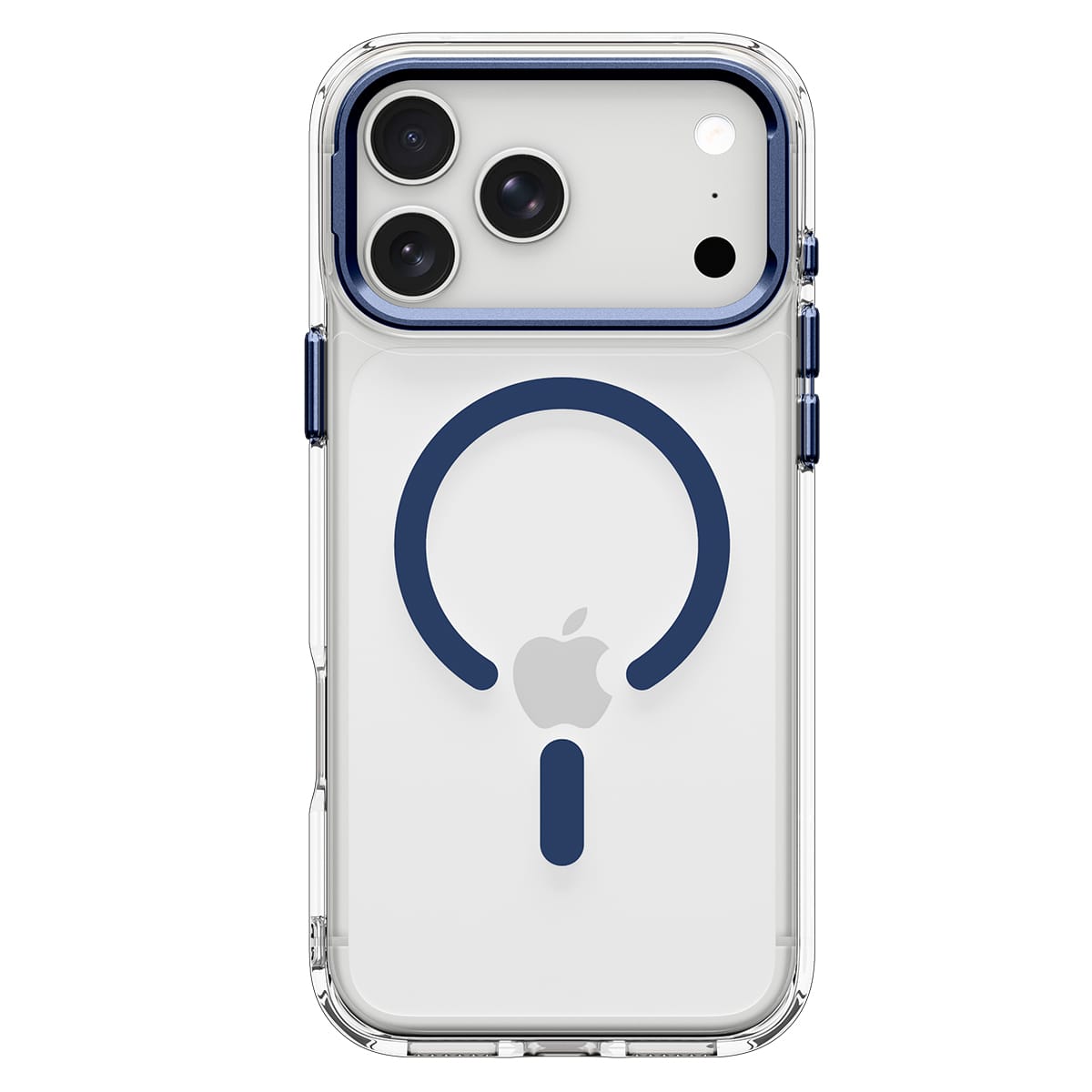 Spigen Ultra Hybrid Optik S MagSafe clear deep blue - iPhone 18 Pro/17 Pro