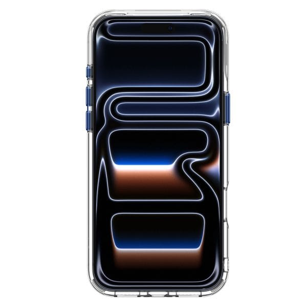 Spigen Ultra Hybrid Optik S MagSafe clear deep blue - iPhone 18 Pro/17 Pro