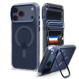 Θήκη iPhone 18 Pro / 17 Pro Spigen Ultra Hybrid Optik S MagSafe Clear Deep Blue ACS11922